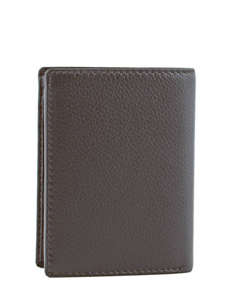 Wallet Leather Yves renard Brown foulonne 23419 other view 2