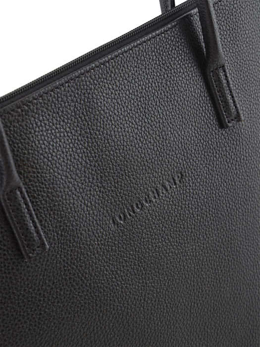 Longchamp Le foulonné Serviette Noir