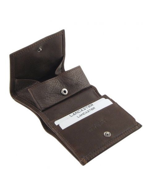 Porte-monnaie Cuir Lancaster Noir soft vintage homme 120-10 vue secondaire 4