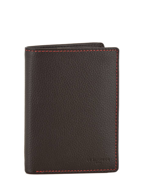 Wallet Leather Le tanneur Black charles TCHA3311