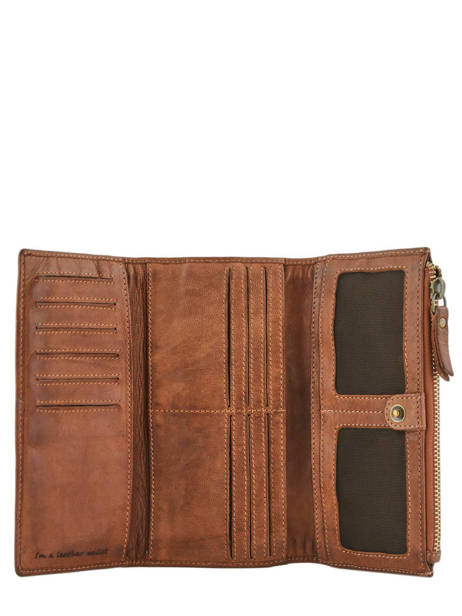 Leather Heritage Wallet Biba Brown heritage POR4L other view 1