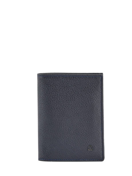 Leather Wallet Madras Etrier Blue madras EMAD624