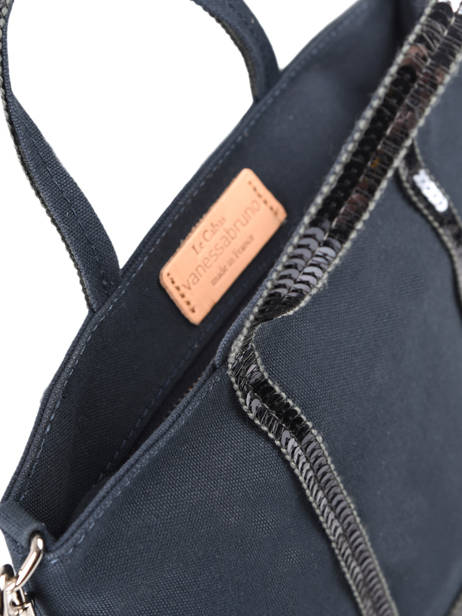 Crossbody Bag Baby Cabas Sequins Vanessa bruno Blue cabas 1V40410 other view 3