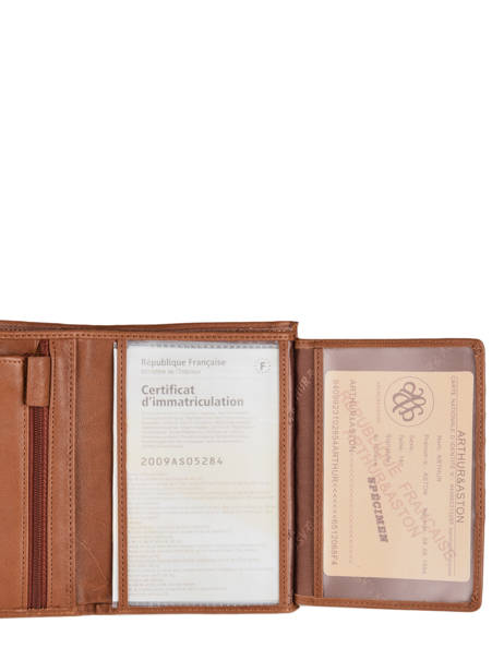Leather Johany Wallet Arthur & aston Brown johany 805 other view 3