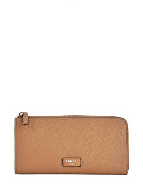 Leather Ninon Wallet Lancel Brown ninon A09974