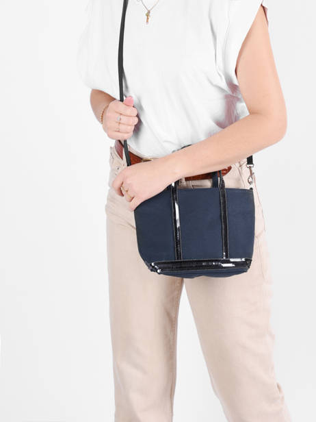 Crossbody Bag Baby Cabas Sequins Vanessa bruno Blue cabas 1V40410 other view 2