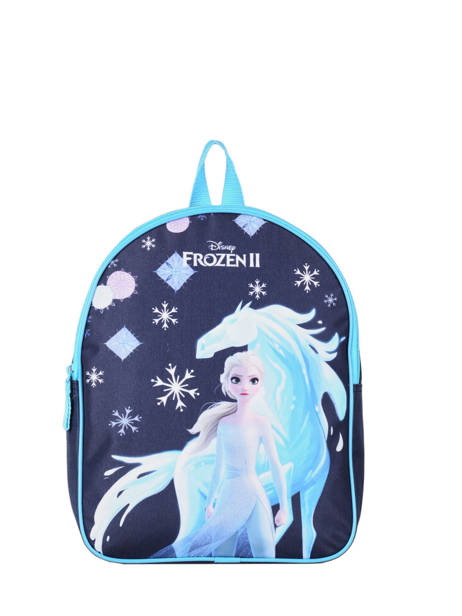 Mini Backpack 1 Compartment Frozen Blue flocon 3GLAC