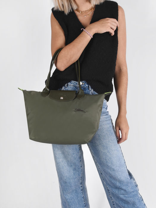 Longchamp Le pliage green Hobo bag Green