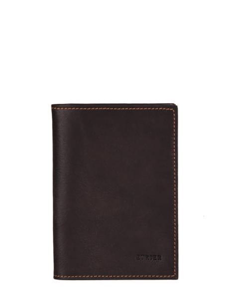 Passport Holder Etrier Brown oil EOIL025