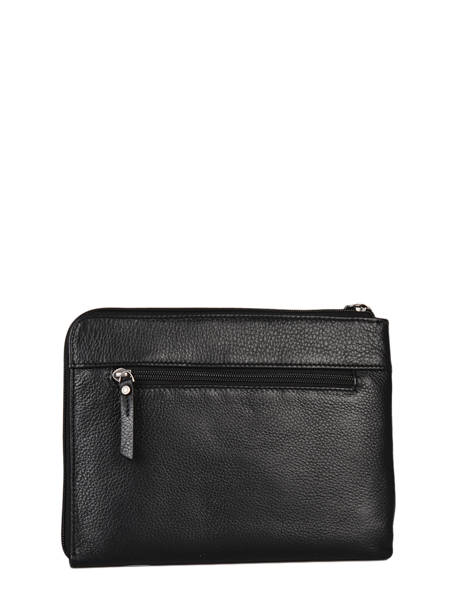 Business Bag Foulonné Leather Etrier Black foulonne EFOU817M other view 3