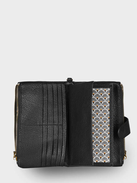 Wallet With Coin Purse Soft Mandoline Black soft 195 other view 1