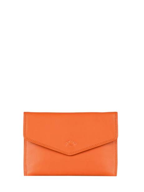 Wallet Leather Katana Orange marina 753104