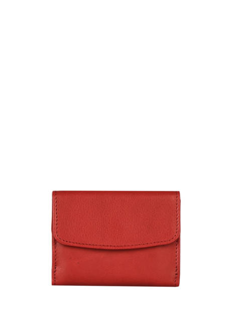 Leather Marina Wallet Katana Red marina 753031 other view 3