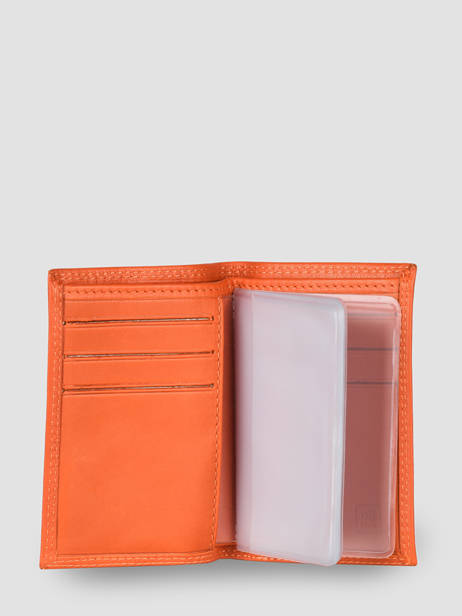 Card Holder Leather Katana Orange marina 753038 other view 1