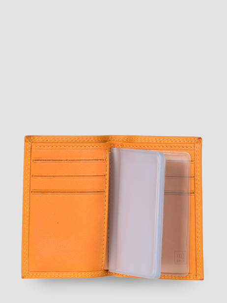Card Holder Leather Katana Yellow marina 753038 other view 1