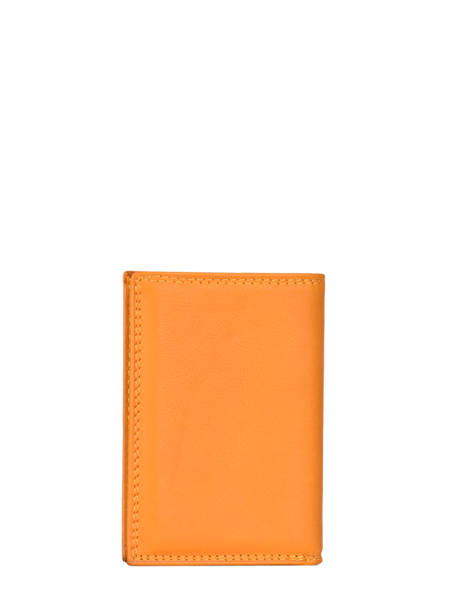 Card Holder Leather Katana Yellow marina 753038 other view 2