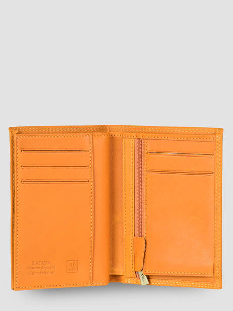 Leather Wallet Marina Katana Yellow marina 753046 other view 1