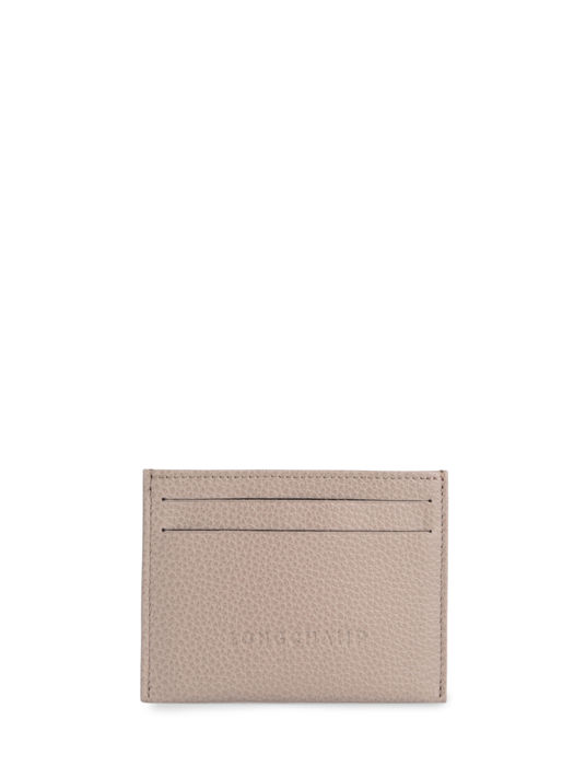 Longchamp Le foulonné Porte billets/cartes Gris