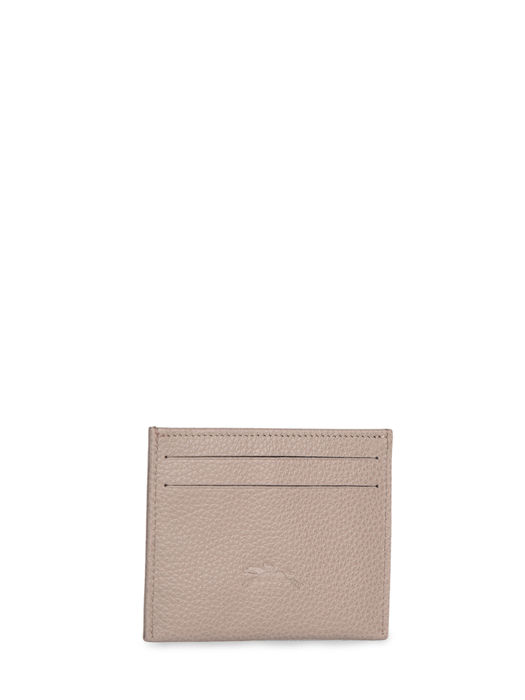 Longchamp Le foulonné Porte billets/cartes Gris