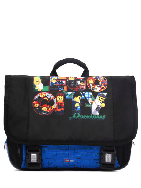 2-compartment  Satchel Lego Black city police adventure 25