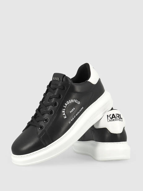 Sneakers Kapri Men Maison In Leather Karl lagerfeld Black men KL52538 other view 1