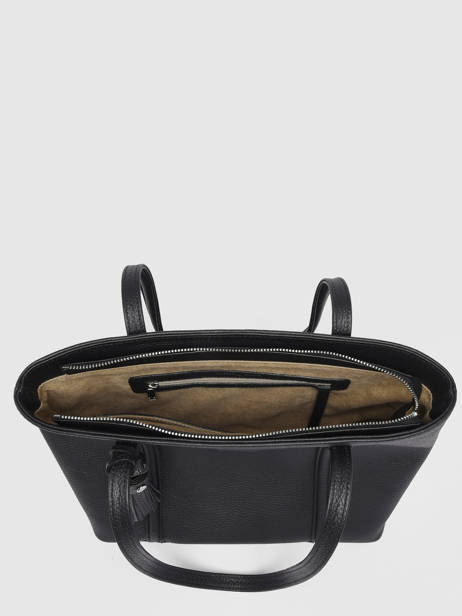 Leather Small Cabas Tote Bag Nathan baume Black nathan 6 other view 3