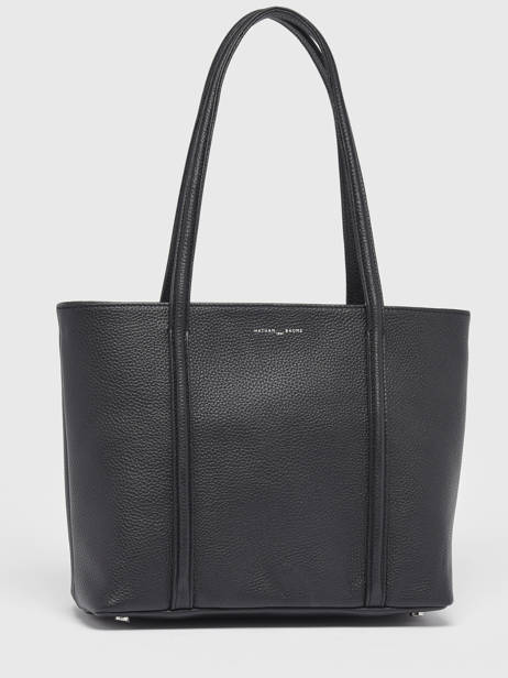 Leather Small Cabas Tote Bag Nathan baume Black nathan 6 other view 4
