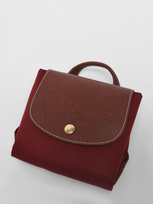 Longchamp Le pliage original Sac à dos Rouge