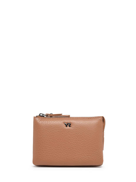 Porterfeuille FoulonnÃ© Cuir Yves renard Marron foulonne 29461