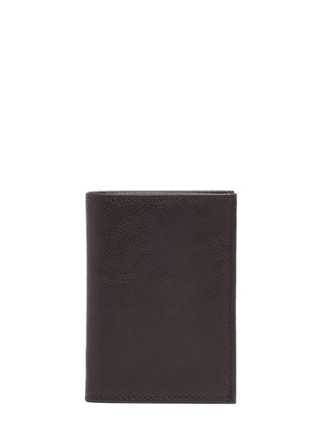 Portefeuille Porte-monnaie Cuir Miniprix Marron essentiel 8319