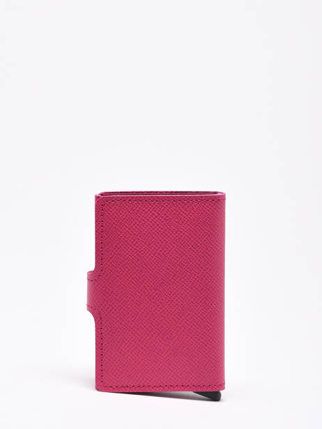 Card Holder Leather Secrid Pink crisple MC other view 2