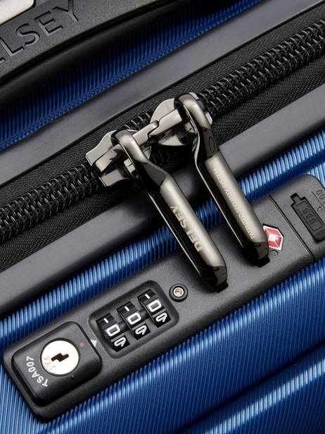 Cabin Luggage Delsey Blue shadow 5.0 2878803 other view 1