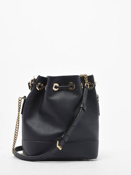 Small Leather Bucket Bag Ninon Lancel Black ninon A10922 other view 5