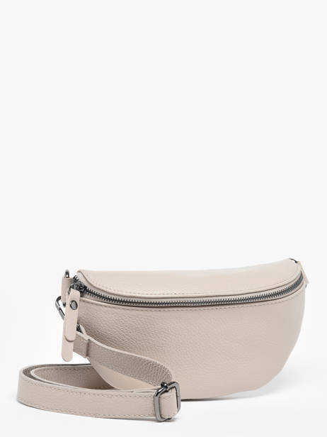 Leather Caviar Belt Bag Milano Beige caviar CA19091B other view 2