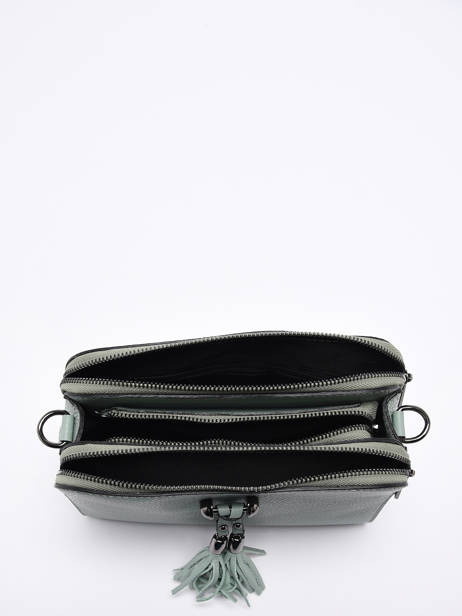 Sac Bandouliere Caviar Cuir Milano Bleu caviar CA21101 vue secondaire 3