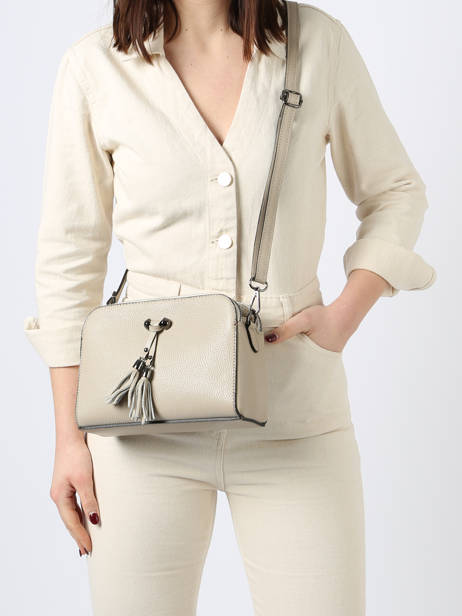 Leather Caviar Crossbody Bag Milano Beige caviar CA21101 other view 1