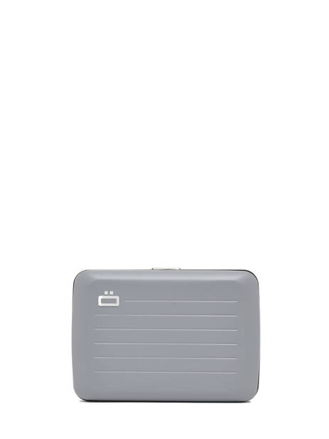 Porte-cartes Cuir Ogon Gris matte MAT