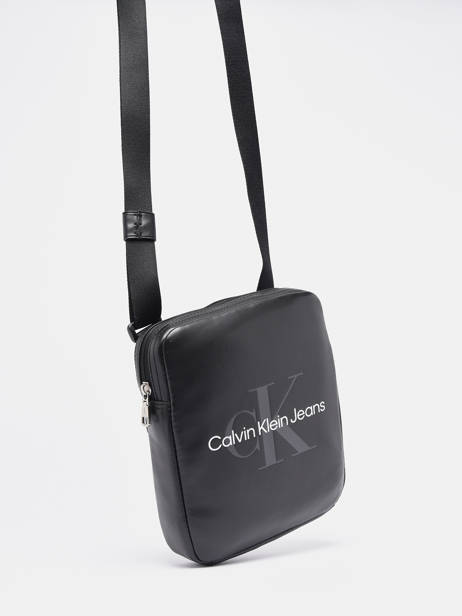 Crossbody Bag Calvin klein jeans Black monogram soft K510108 other view 2