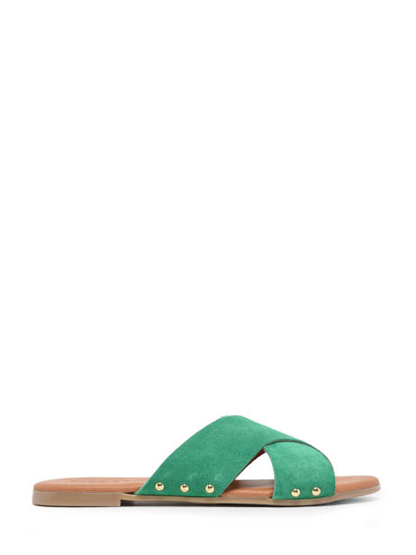 Slippers Vuma In Leather Pieces Multicolor women 17123021