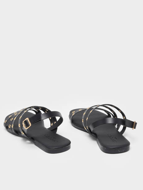 Sandals Canne Pieces Black women 17136402 other view 3