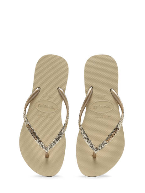 Slim Glitter Ii Flip Flops Havaianas Beige women 4146975F