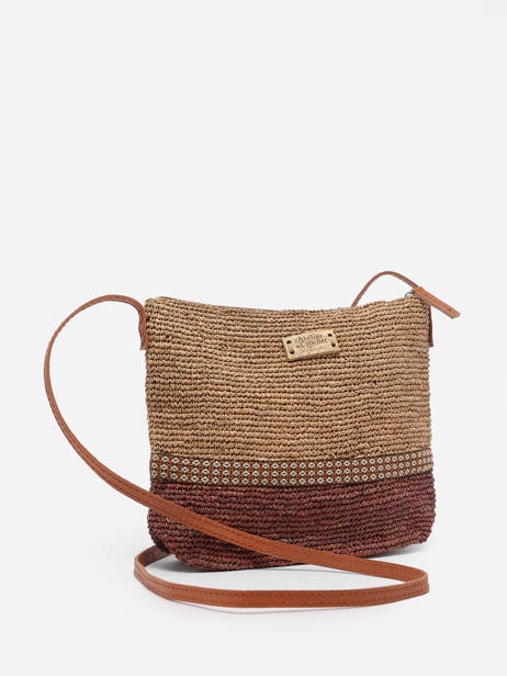 Crossbody Bag L'atelier Du Crochet Le voyage en panier Brown l'atelier du crochet AM730 other view 2