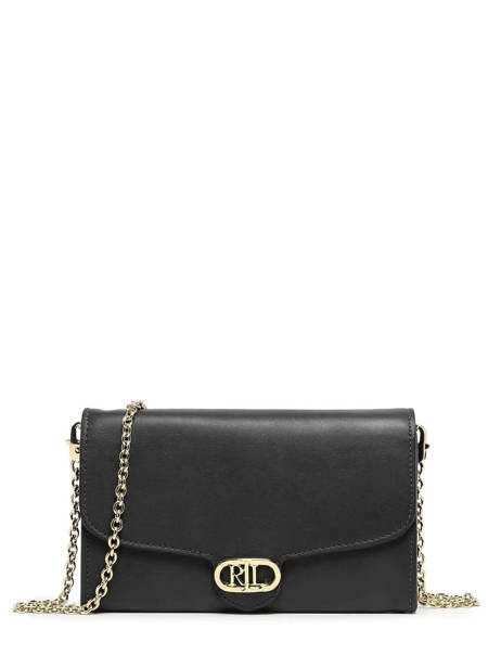 Sac BandouliÃ¨re Adair Cuir Lauren ralph lauren Noir adair 31902100