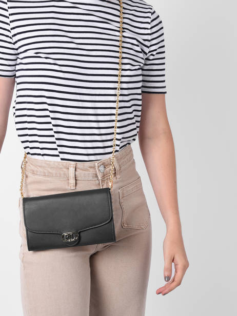 Sac BandouliÃ¨re Adair Cuir Lauren ralph lauren Noir adair 31902100 vue secondaire 1