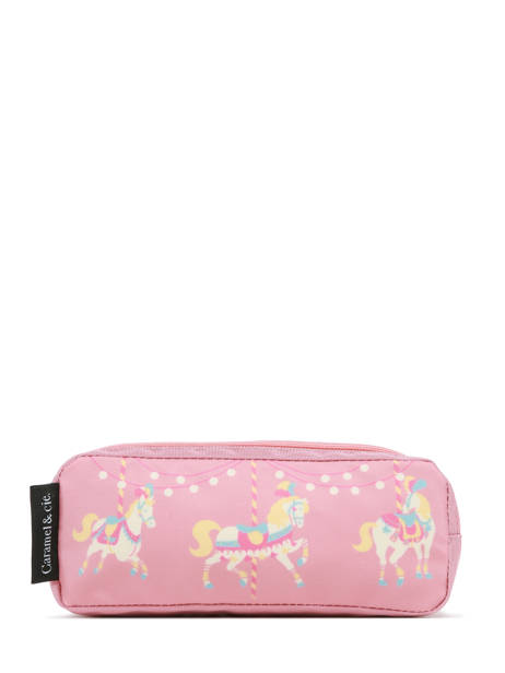 2-compartment Pouch Caramel et cie Pink boheme FI