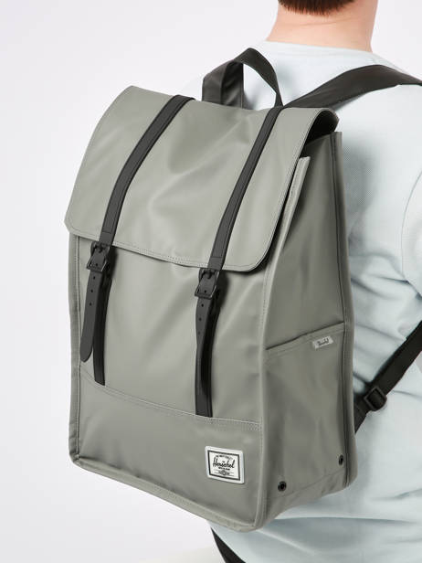 Sac Ã  Dos 1 Compartiment Herschel Gris weather resistant 10999 vue secondaire 1
