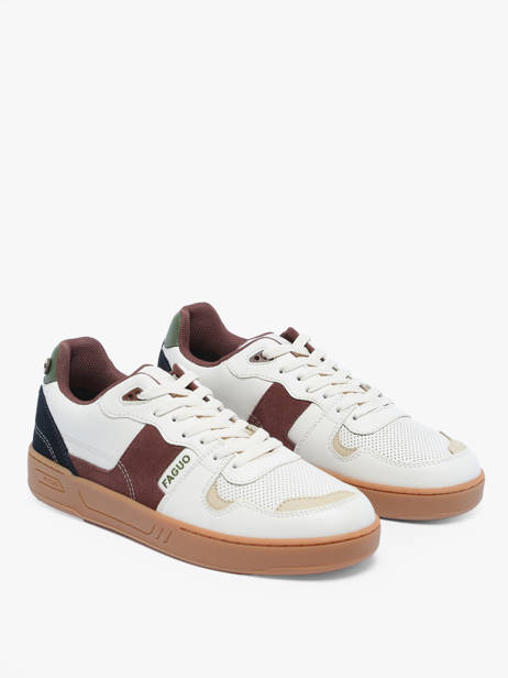 Sneakers Ceiba En Cuir Faguo Beige men 23CG3206 vue secondaire 3
